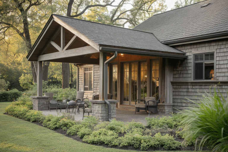 22 Covered Patios Attached to House Ideas