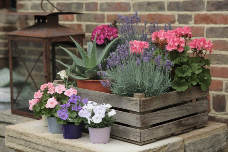 22 Potted Flowers for Patio Ideas