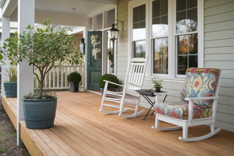 20 Double Wide Front Porch Ideas