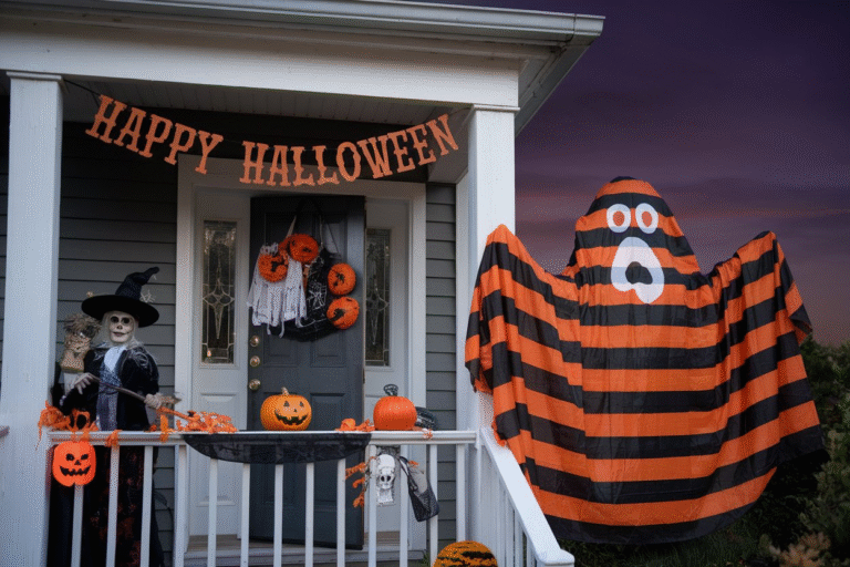 23 Halloween Front Porch Decor Ideas