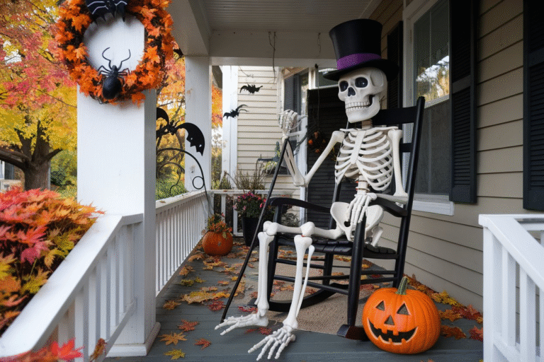 24 Halloween Porch Decorations Ideas