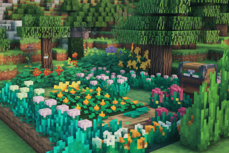 23 Minecraft Garden Ideas