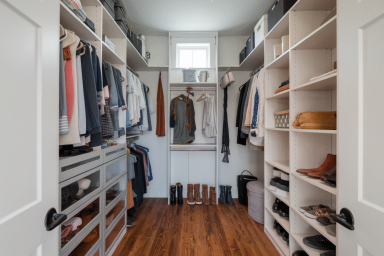 20 Small Walk-In Closet Ideas