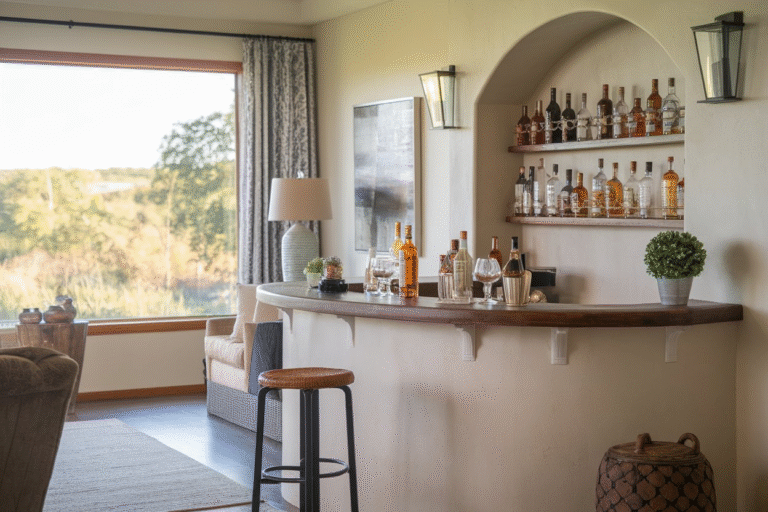 22 Built-In Bar in Living Room Ideas