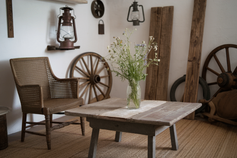 22 Primitive Living Room Ideas