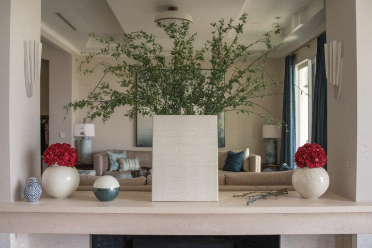20 Living Room Mantle Decor Ideas