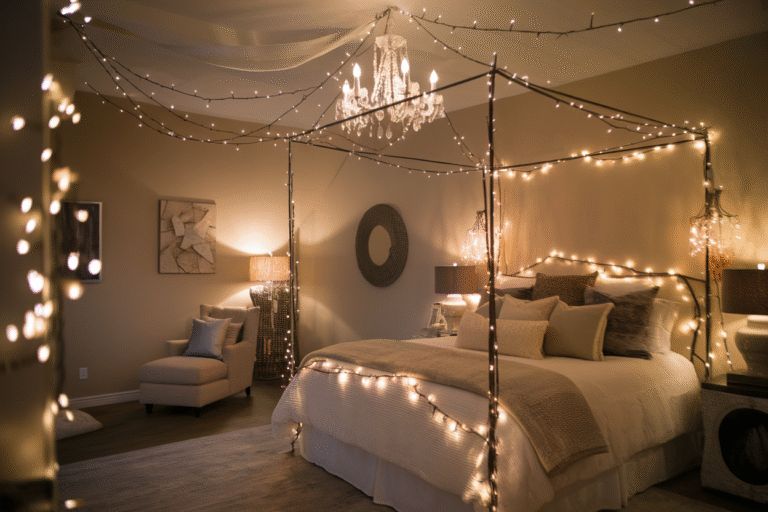 30 Fairy Lights Bedroom Ideas