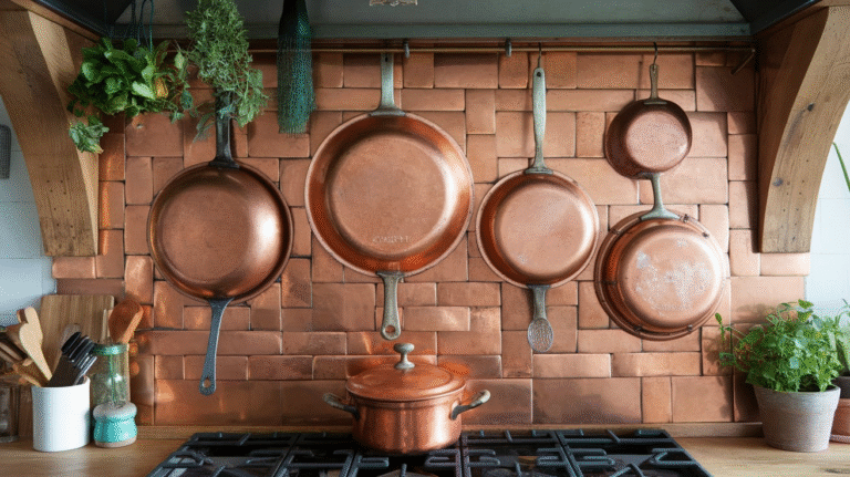 25 Copper Backsplash Kitchen Ideas