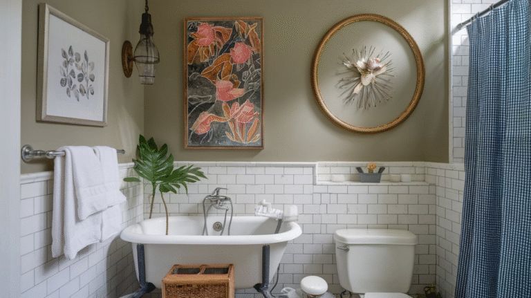 19 Bathroom Artwork Ideas