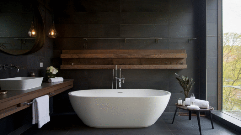 20 Dark Modern Bathroom Ideas