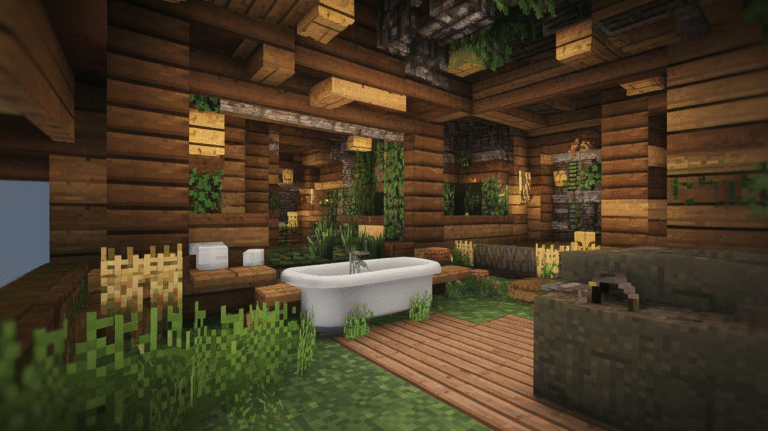 22 Minecraft Bathroom Ideas