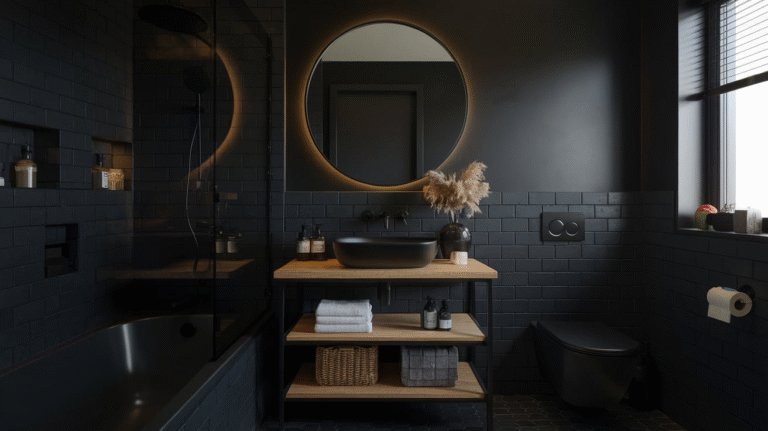 20 Moody Small Bathroom Ideas