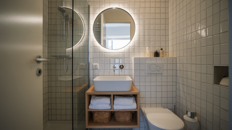20 Small Space Bathroom Design Ideas