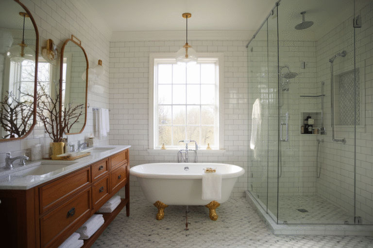 23 Vintage Modern Bathroom Ideas