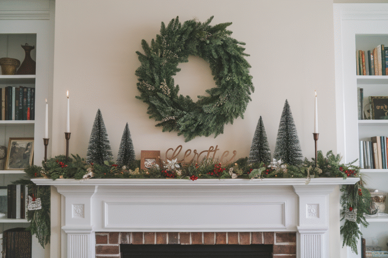 20 Mantle Christmas Decor Ideas