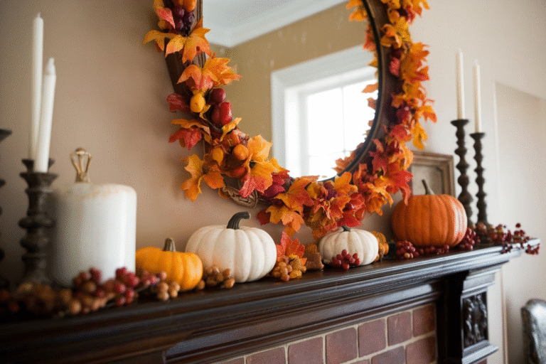 24 Fall Mantle Decor Ideas