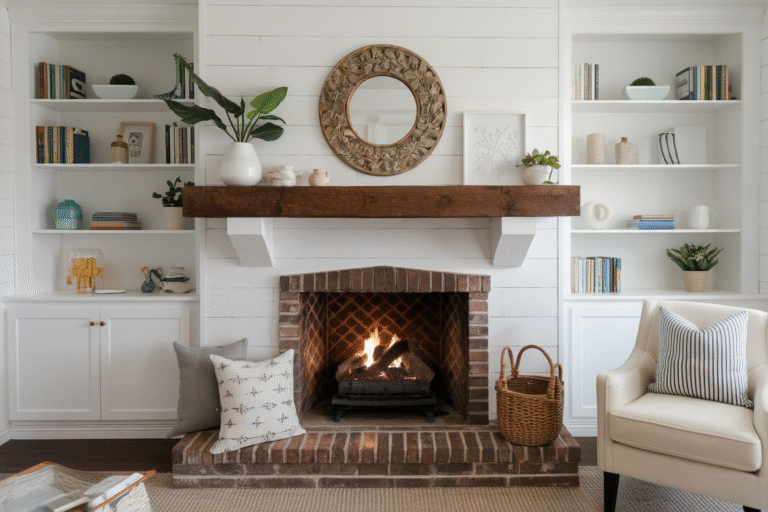 23 DIY Fireplace Mantle Ideas