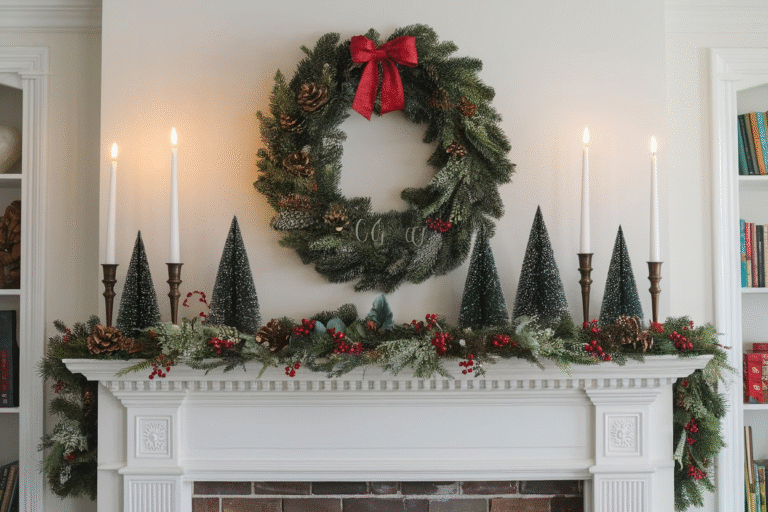22 Christmas Mantle Decor Ideas
