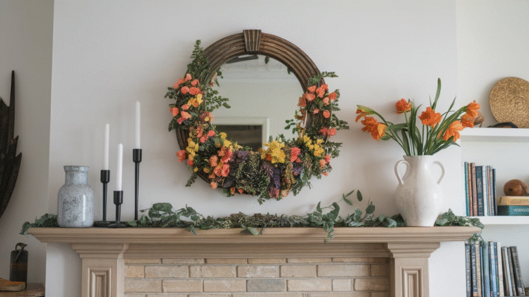 21 Summer Mantle Decor Ideas
