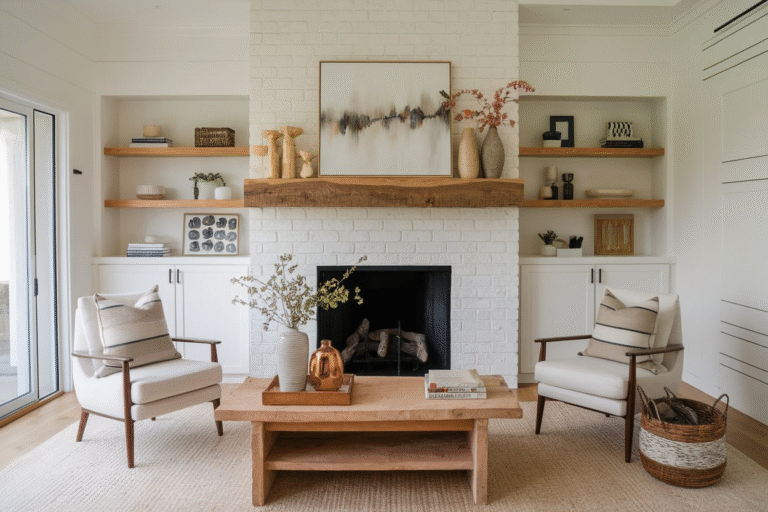 24 Wood Mantle Fireplace Ideas