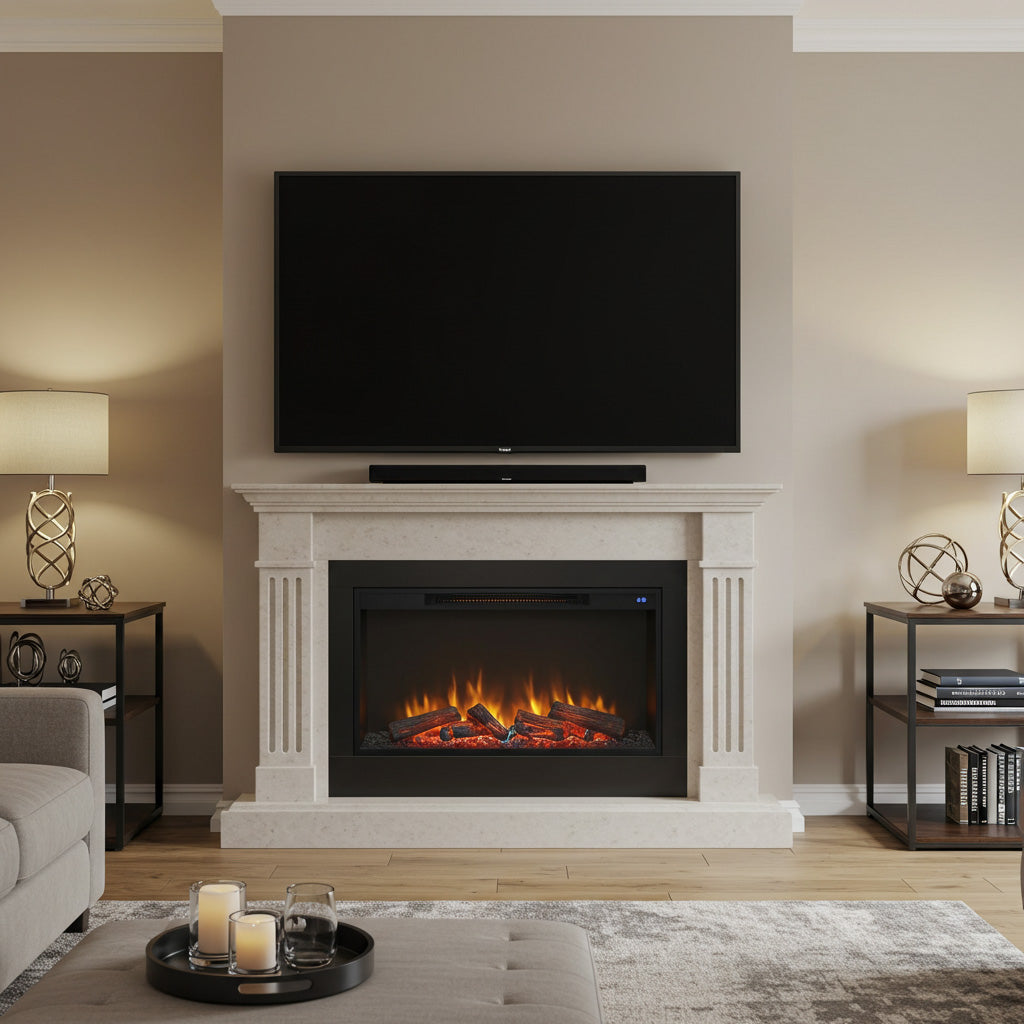 22 Fireplace Mantle Decor With TV Above Ideas to Inspire Your Space