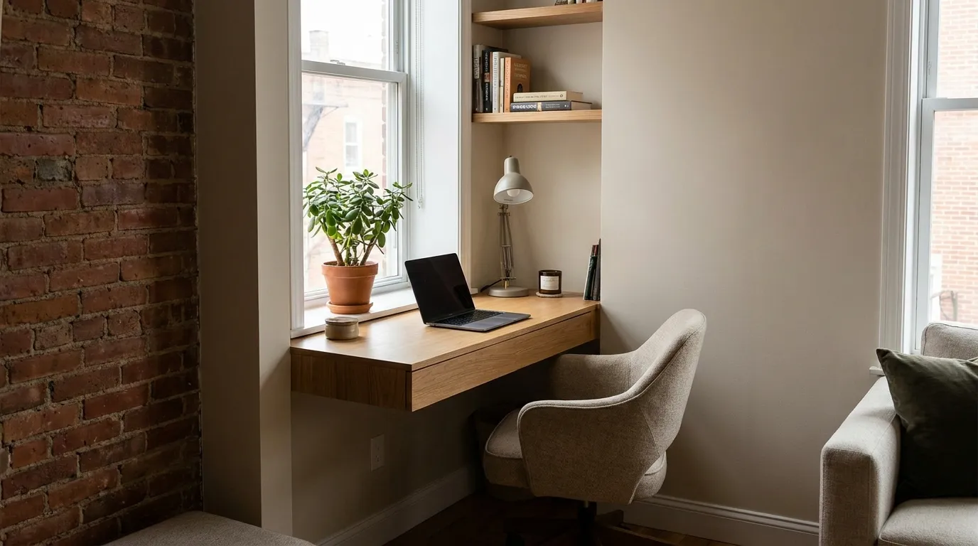 26 Tiny Home Office Nook Ideas for Small Apartments (That Actually Work Long-Term)