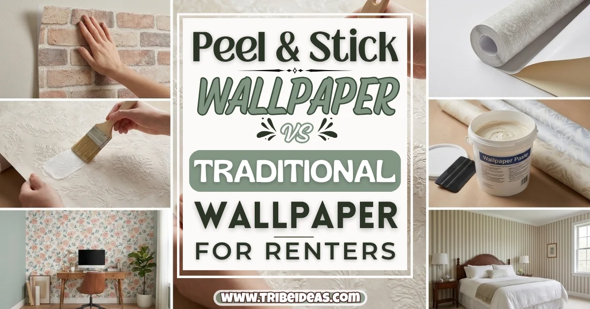 Peel and Stick Wallpaper vs Traditional Wallpaper for Renters