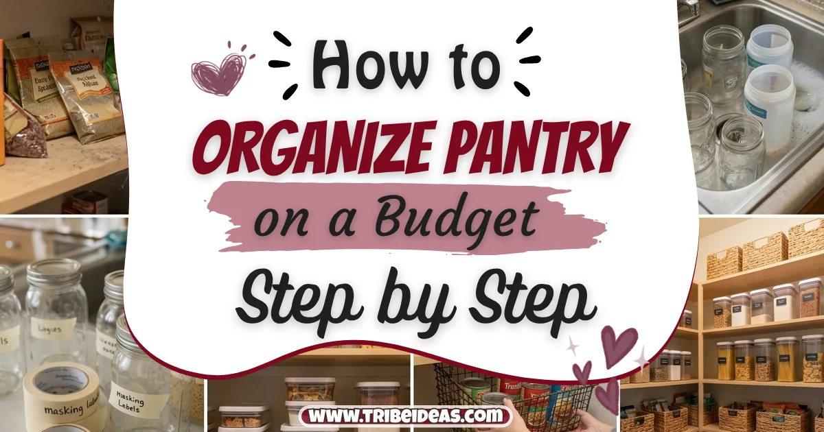 How to Organize a Pantry on a Budget Step by Step