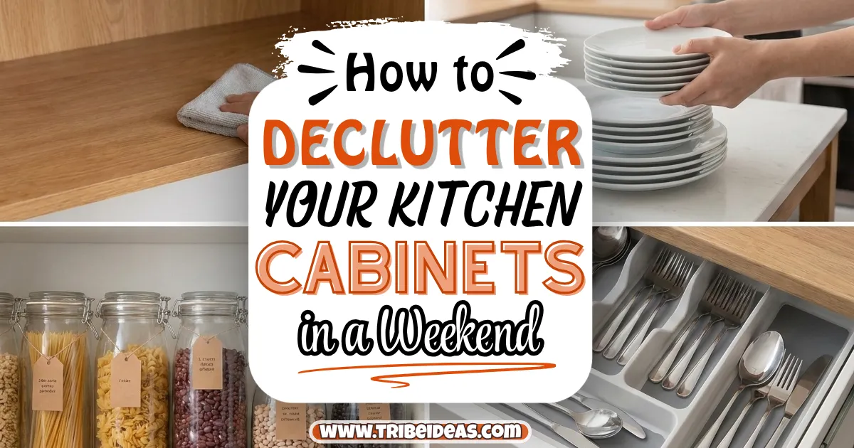 How to Declutter Your Kitchen Cabinets in a Weekend