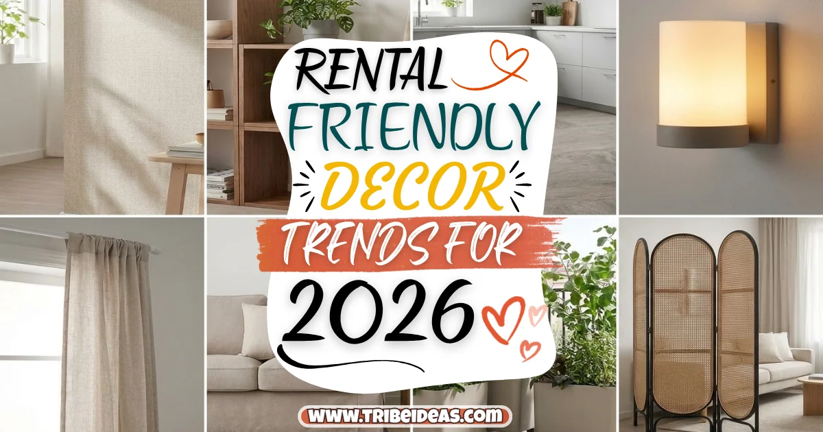 Rental-Friendly Decor Trends for 2026