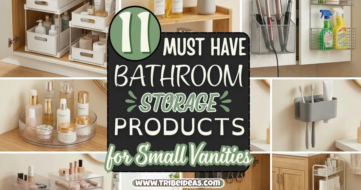 11 Must Have Bathroom Storage Products for Small Vanities