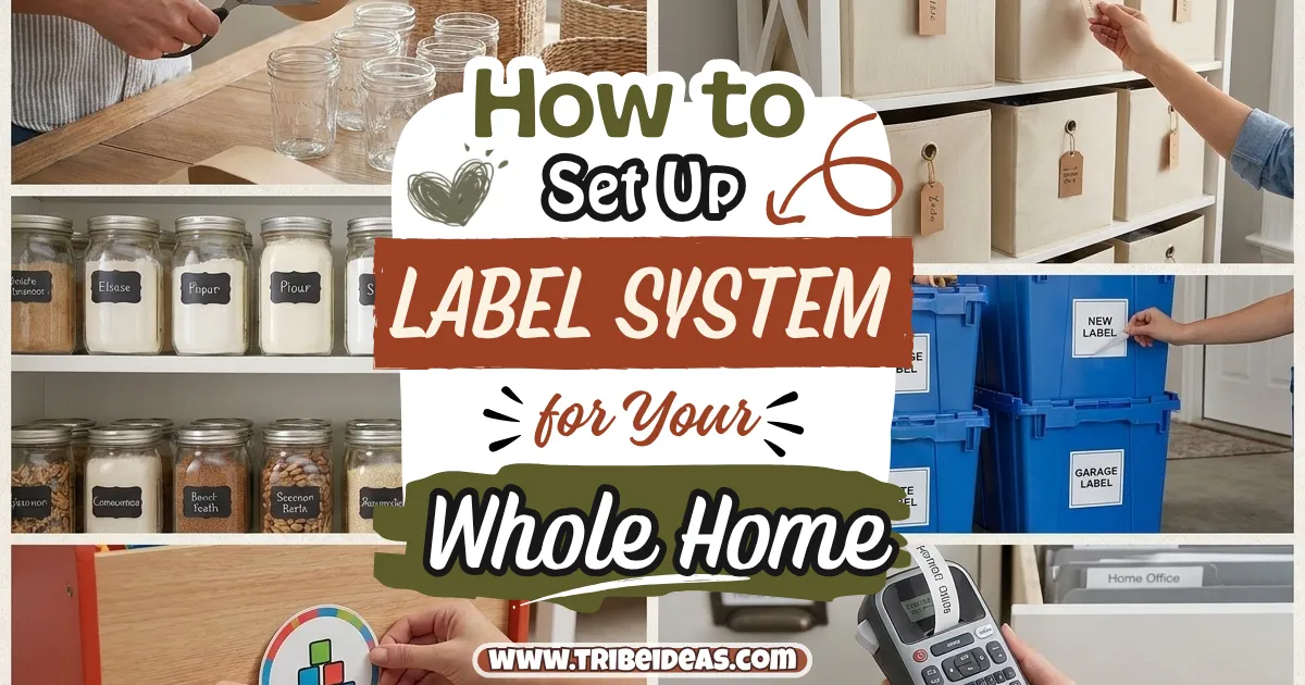 How to Set Up a Label System for Your Whole Home
