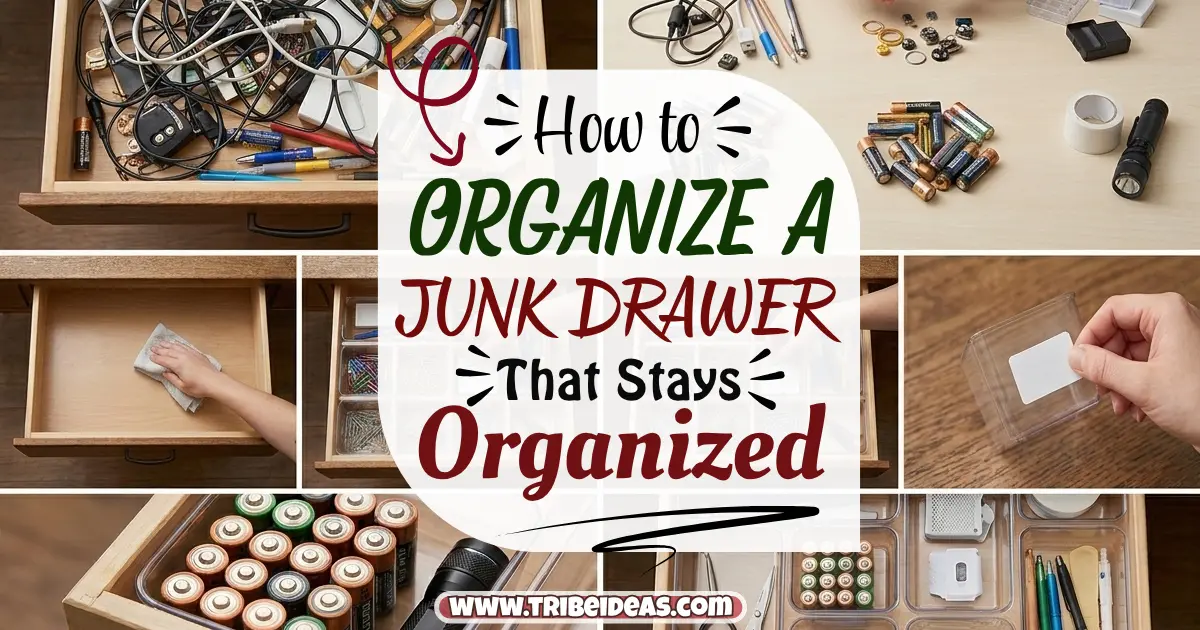 How to Organize a Junk Drawer That Stays Organized