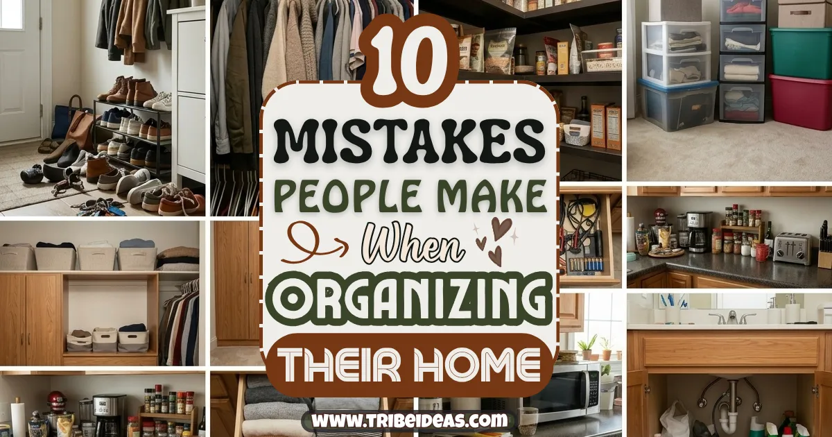 10 Mistakes People Make When Organizing Their Home (and What to Do Instead)