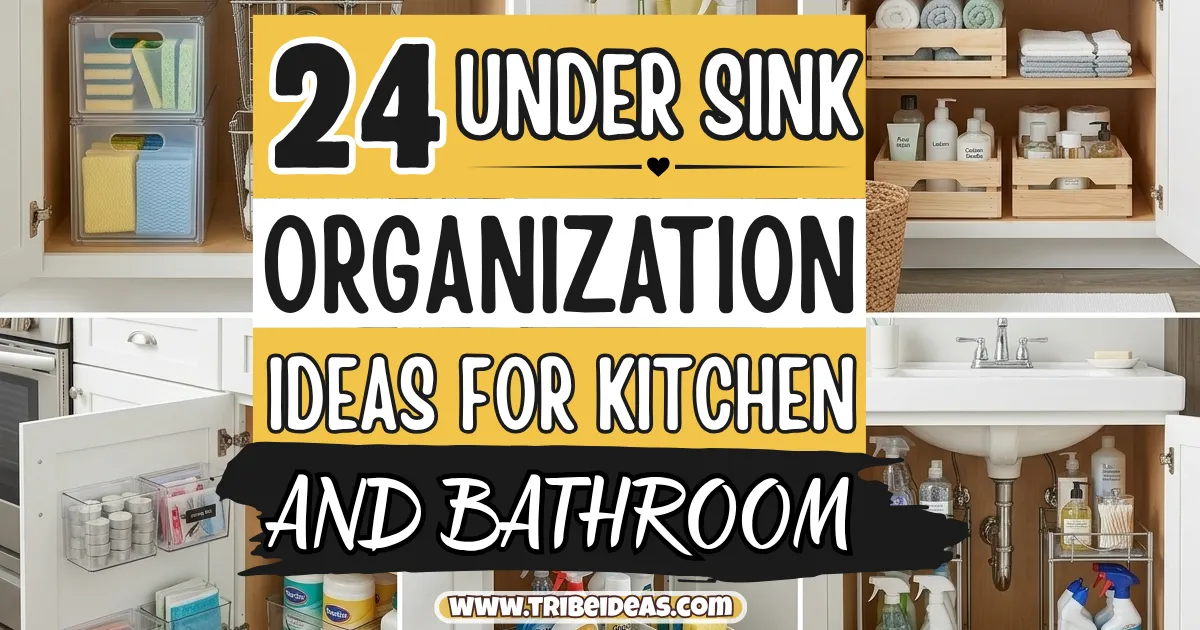 24 Under-Sink Organization Ideas for Kitchen and Bathroom
