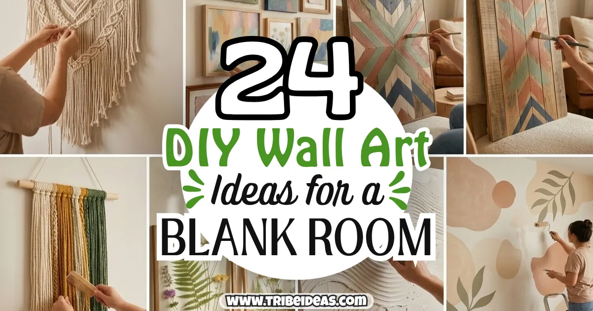 24 DIY Wall Art Ideas for a Blank Room