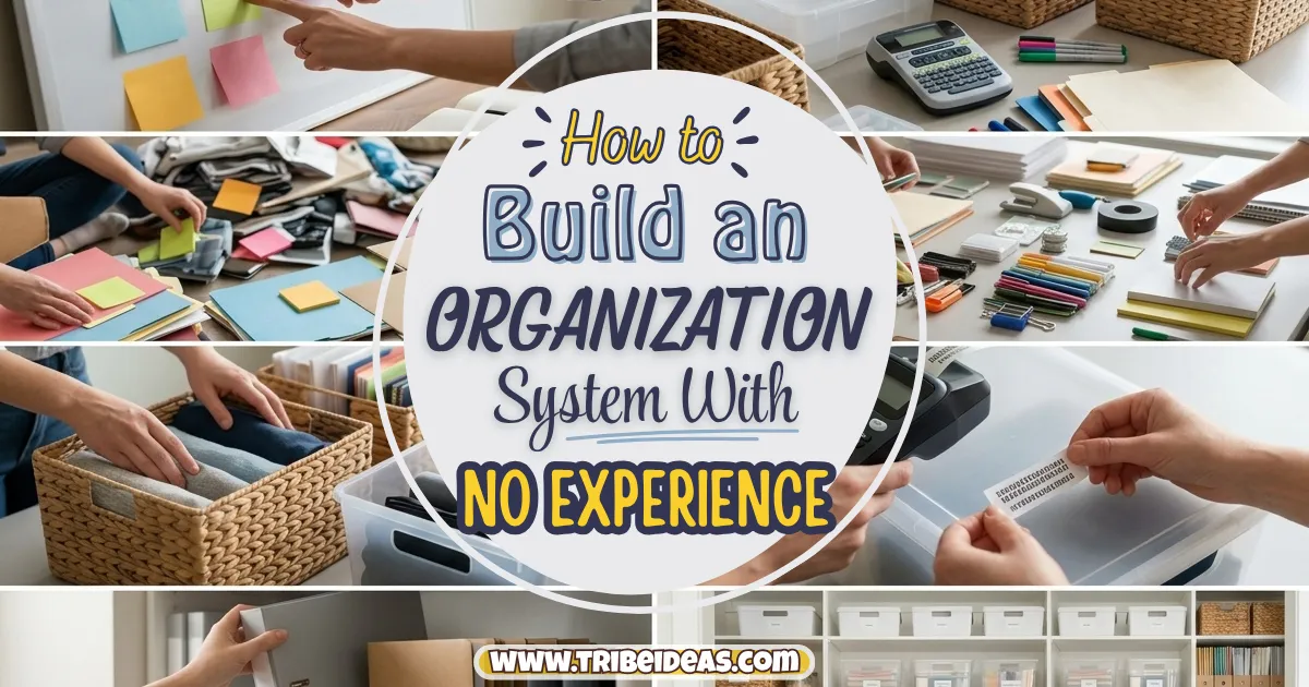 How to Build an Organization System With No Experience