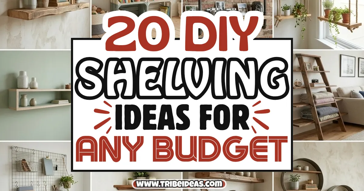 20 DIY Shelving Ideas for Any Budget