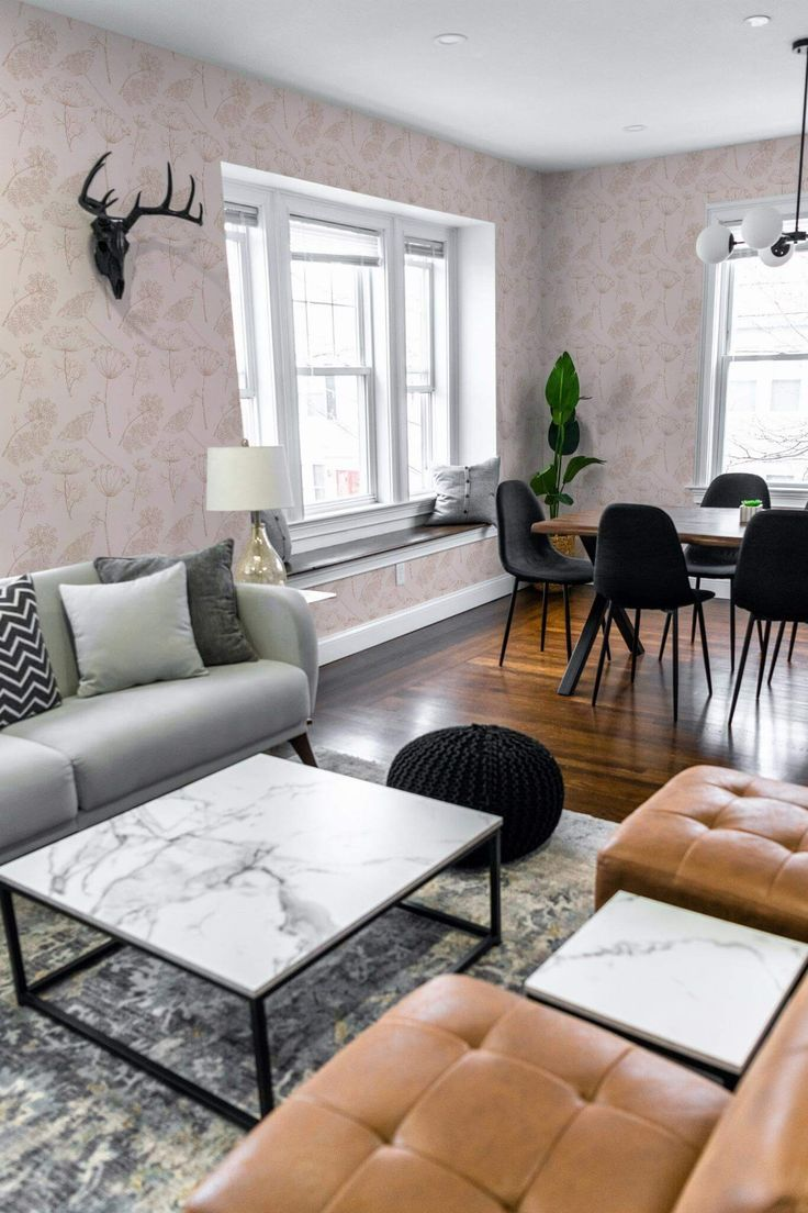 22 Temporary Wallpaper Ideas for Every Room in Your Rental